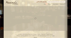 Desktop Screenshot of massimoscucinaitaliana.com